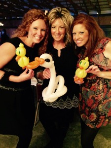 2 chicks and a goose